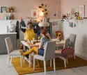 IKEA BERGMUND БЕРГМУНД, стул, белый / светло-серый 093.877.33 фото thumb №2