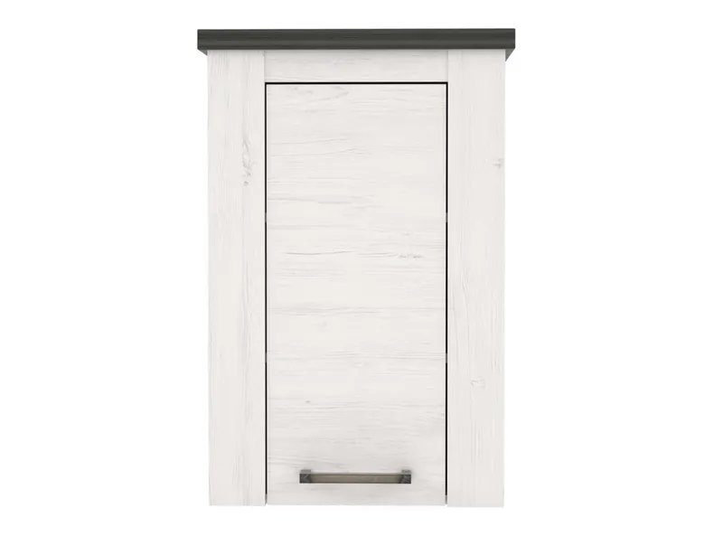 BRW Монреаль 50 см настінна шафа для ванної кімнати з дверцятами біла сосна, біла сосна / деревина хвойних порід SOBI фото №3