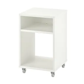 IKEA VIHALS ВІХАЛЬС, приліжковий столик, білий, 37x37 см 804.887.37 фото