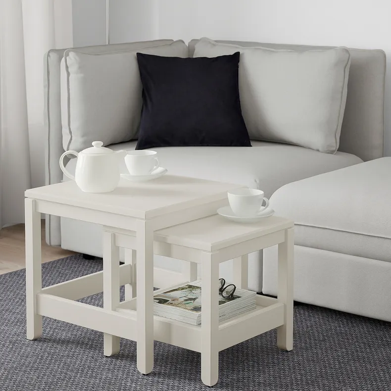 IKEA HAVSTA ХАВСТА, комплект столов, 2 шт, белый 604.042.01 фото №2