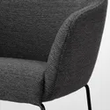 IKEA TOSSBERG ТОССБЕРГ, стул барный, металлический черный / огненный темно-серый 005.682.38 фото thumb №3