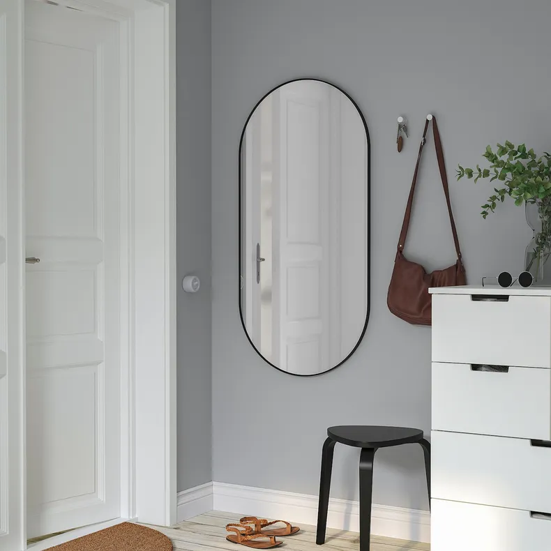 IKEA LINDBYN ЛИНДБЮН, зеркало, черный, 60x120 см 304.586.10 фото №6