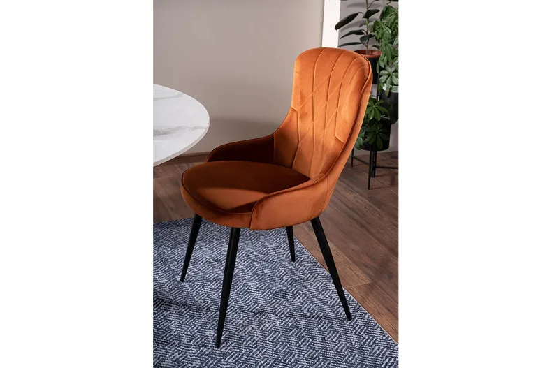 Кухонное Кресло SIGNAL LOTUS Velvet, Bluvel 85 - бирюзовый фото №11