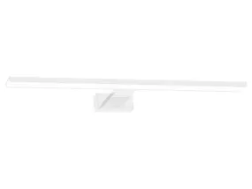 BRW Сяйво світлодіодний металевий настінний світильник для ванної кімнати білий 086745 фото