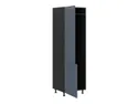 Шафа кухонна для вбудованого холодильника BRW Verdi 60 см ліва містик матова, чорний/таємничий матовий FL_DL_60/207_L/L-CA/MIM фото thumb №3