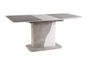 Стіл кухонний SIGNAL SIRIUS IN, білий матовий / ефект бетону, 80x120 фото thumb №6