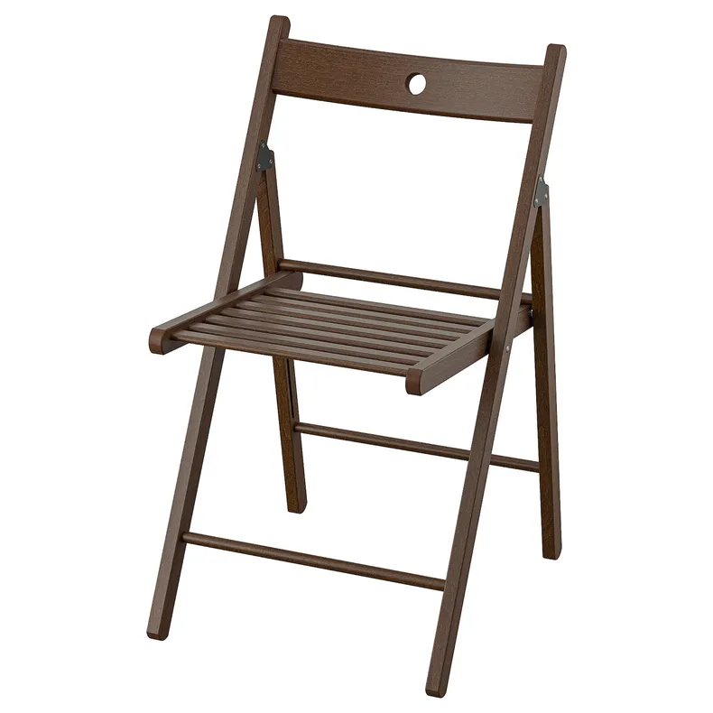 IKEA FRÖSVI ФРЕСВІ, стілець складаний, коричневий 405.343.26 фото №1