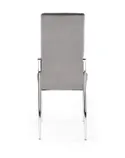 Кухонний стілець HALMAR K416 сірий оксамит фото thumb №8