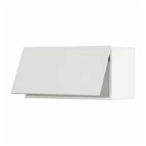 IKEA METOD МЕТОД, горизонтальный навесной шкаф, белый / Стенсунд белый, 80x40 см 594.092.52 фото