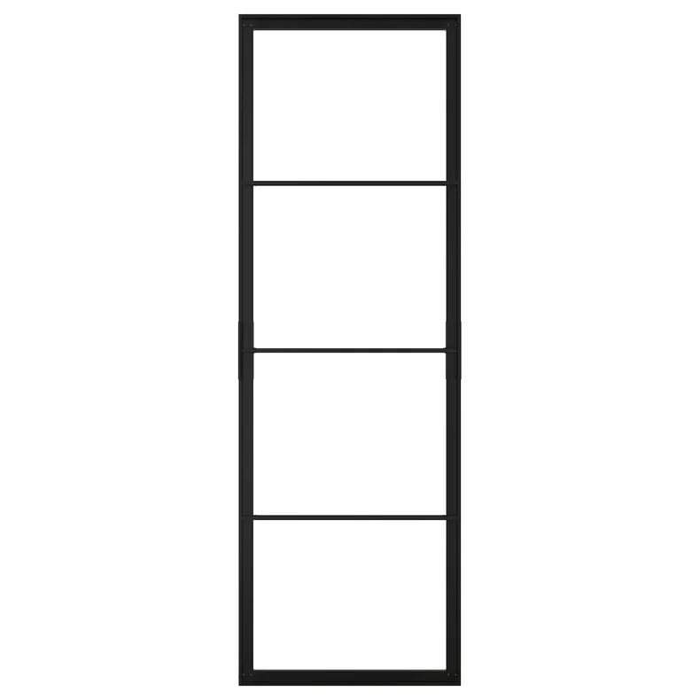 IKEA SKYTTA СКЮТТА, рама розсувних дверцят, чорний, 77x231 см 804.977.32 фото №1