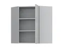 BRW Top Line 60 см угловой кухонный шкаф правый серый глянец, серый гранола/серый глянец TV_GNWU_60/72_P-SZG/SP фото thumb №3