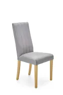 Кухонний стілець HALMAR DIEGO 3 дуб медовий/стіло-сірий фото thumb №1
