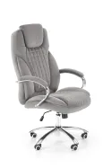 Кресло компьютерное офисное вращающееся HALMAR KING 2, ткань, серый фото thumb №4