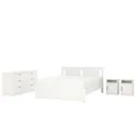 IKEA SONGESAND СОНГЕСАНД, комплект мебели д / спальни, 4 предм., белый, 160x200 см 194.833.95 фото thumb №1
