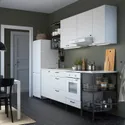 IKEA ENHET ЭНХЕТ, кухня, антрацит / белый, 243x63.5x222 см 993.381.06 фото thumb №2