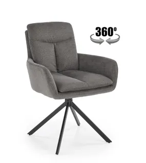 Кухонний стілець HALMAR K536 сірий фото