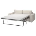 IKEA VIMLE ВІМЛЕ, 2-місний диван-ліжко, з широкими підлокітниками / Gunnared бежевий 195.452.04 фото thumb №1