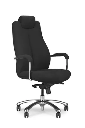 Кресло компьютерное офисное вращающееся HALMAR SONATA XXL черное, ткань фото