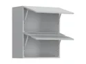 Кухонный шкаф BRW Top Line 60 см с навесной витриной серый глянец, серый гранола/серый глянец TV_G2O_60/72_OV/O-SZG/SP фото thumb №3