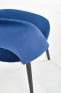 Кухонний стілець HALMAR K384 темно-синій (1шт=4шт) фото thumb №7