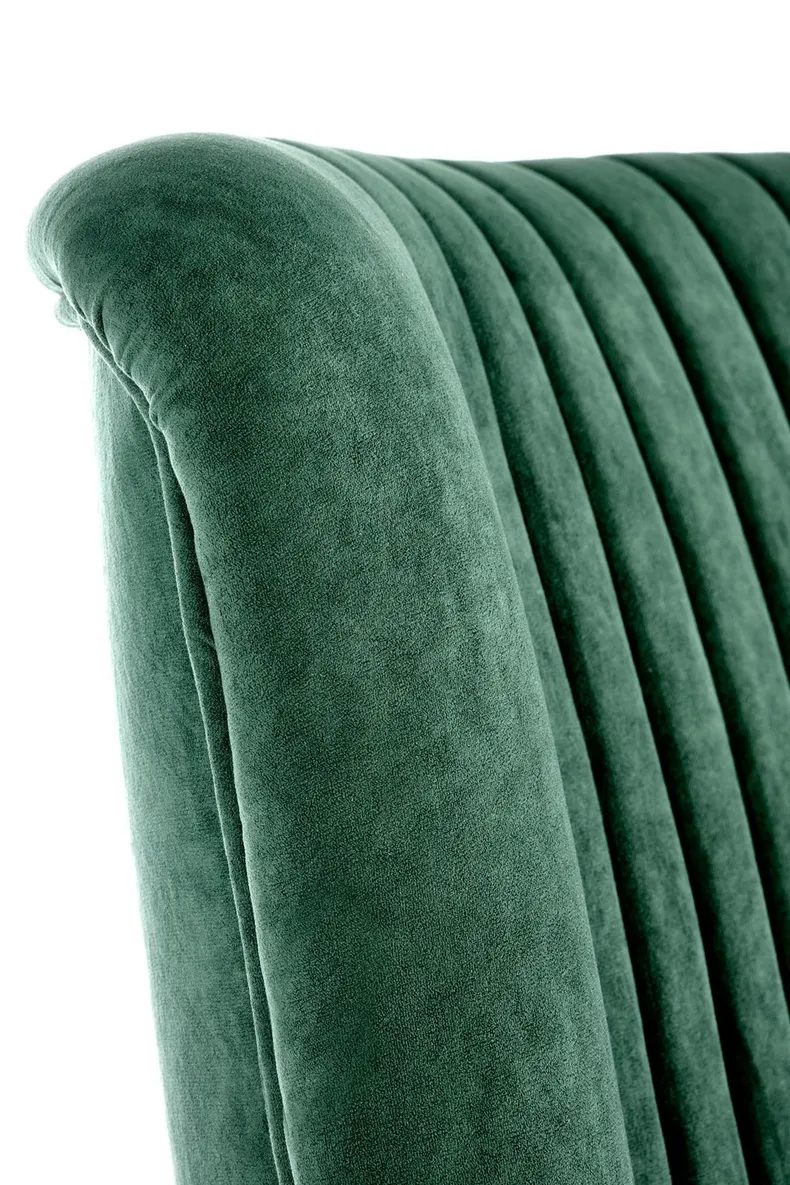 М'яке крісло оксамитове HALMAR DELGADO BLUVEL 78, темно зелений фото №5