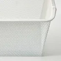 IKEA KOMPLEMENT КОМПЛЕМЕНТ, сітчастий кошик із напрямною рейкою, білий, 75x35 см 390.109.89 фото thumb №3