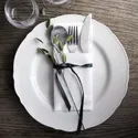 IKEA UPPLAGA УППЛАГА, тарелка, белый, 28 см 104.247.01 фото thumb №13