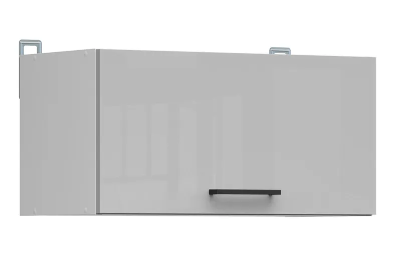 BRW Кухонный шкаф Junona Line 60 см с наклонным верхом светло-серый глянец, светло-серый глянец GO/60/30-BI/JSZP фото №2