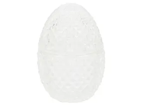 BRW Декоративна скляна ємність у формі Яйця, скло / прозорий 092550 фото