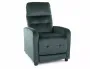 Раскладное кресло бархатное SIGNAL OTUS Velvet, Bluvel 78 - зеленый фото