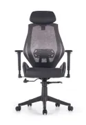 Крісло комп'ютерне офісне обертове HALMAR HASEL чорний / сірий фото thumb №5