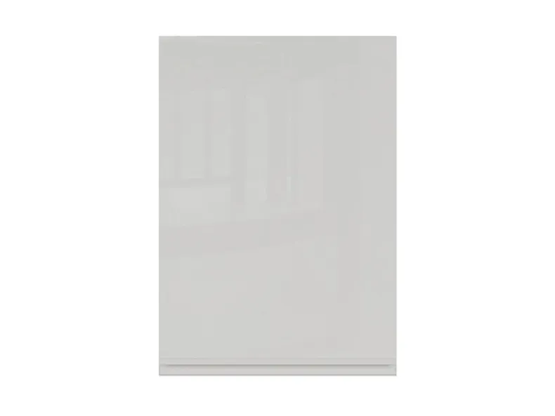 BRW Верхний кухонный шкаф 50 см слева светло-серый глянец, альпийский белый/светло-серый глянец FH_G_50/72_L-BAL/XRAL7047 фото №1