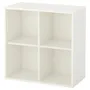 IKEA EKET ЭКЕТ, шкаф с 4 отделениями, белый, 70x35x70 см 603.339.54 фото