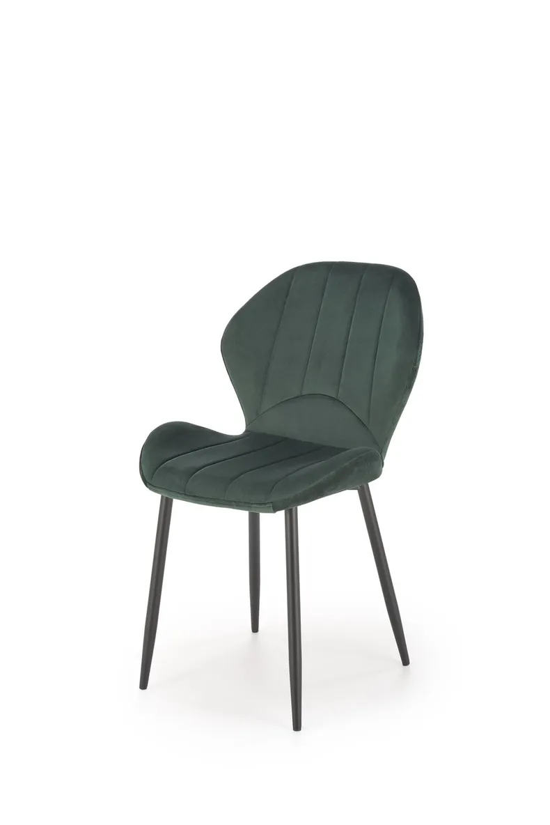 Кухонний стілець HALMAR K538 темно-зелений фото №1