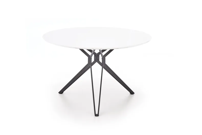 Кухонний стіл HALMAR PIXEL 120x120 см білий фото №1