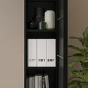 IKEA IVAR ІВАР, шафа з дверцятами, чорна сітка, 40x160 см 205.312.39 фото thumb №5