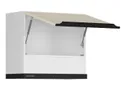 BRW Кухонный верхний шкаф Sole L6 60 см с вытяжкой наклонный магнолия жемчуг, альпийский белый/жемчуг магнолии FM_GOO_60/50_O_FAMI-BAL/MAPE/CA фото thumb №3