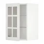 IKEA METOD МЕТОД, навесной шкаф / полки / стеклян дверца, белый / Стенсунд белый, 40x60 см 194.667.44 фото