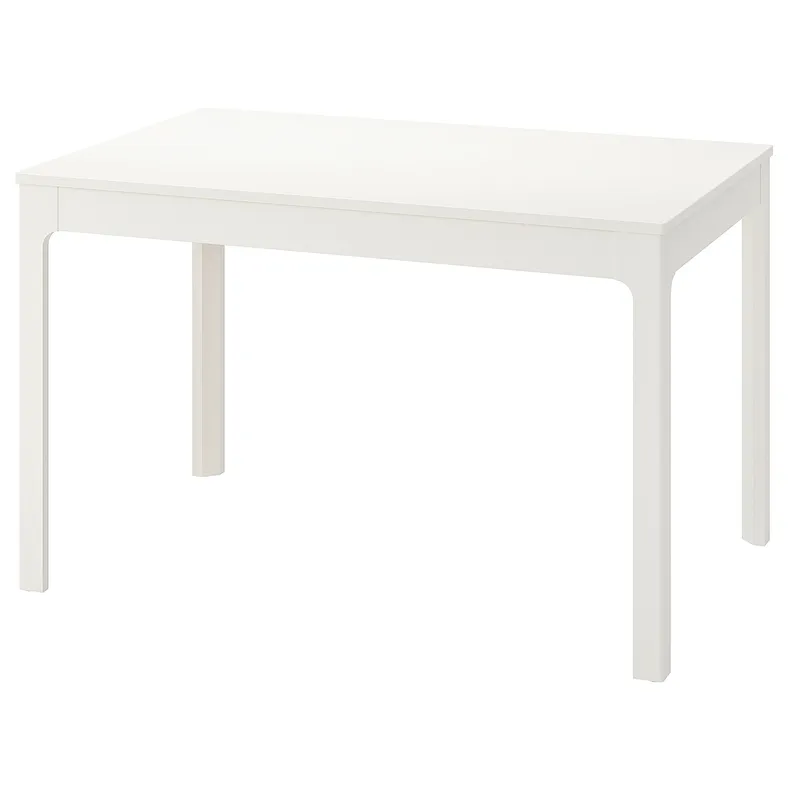 IKEA EKEDALEN ЕКЕДАЛЕН, розкладний стіл, білий, 120 / 180x80 см 703.408.07 фото №1