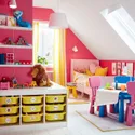 IKEA BUSUNGE БУСУНГЕ, розсувне ліжко, блідо-рожевий, 80x200 см 902.290.17 фото thumb №7