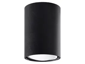 BRW Накладний світильник Lagos 10 см сталевий чорний 084753 фото