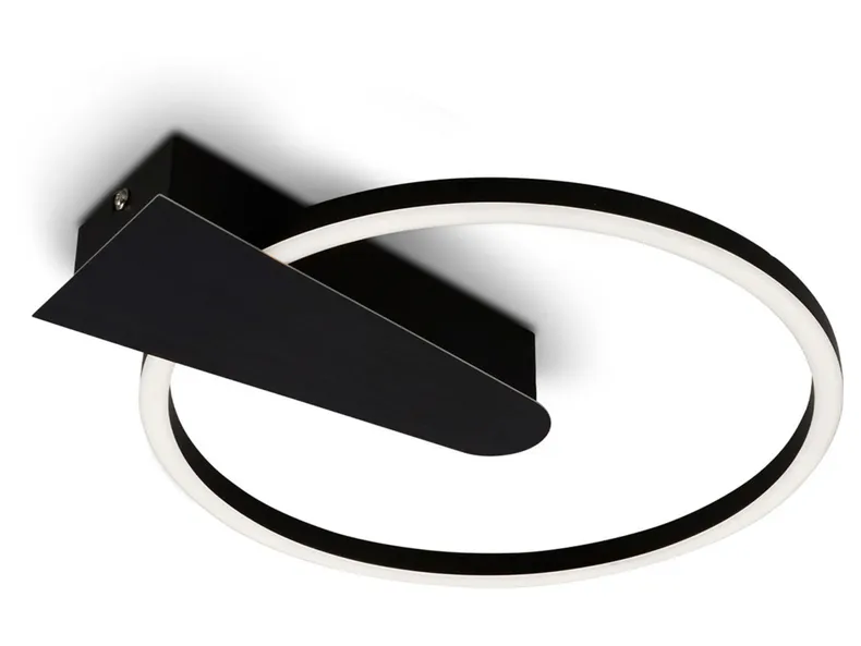 BRW Потолочный светодиодный светильник Nico с диммером черный 084469 фото №1