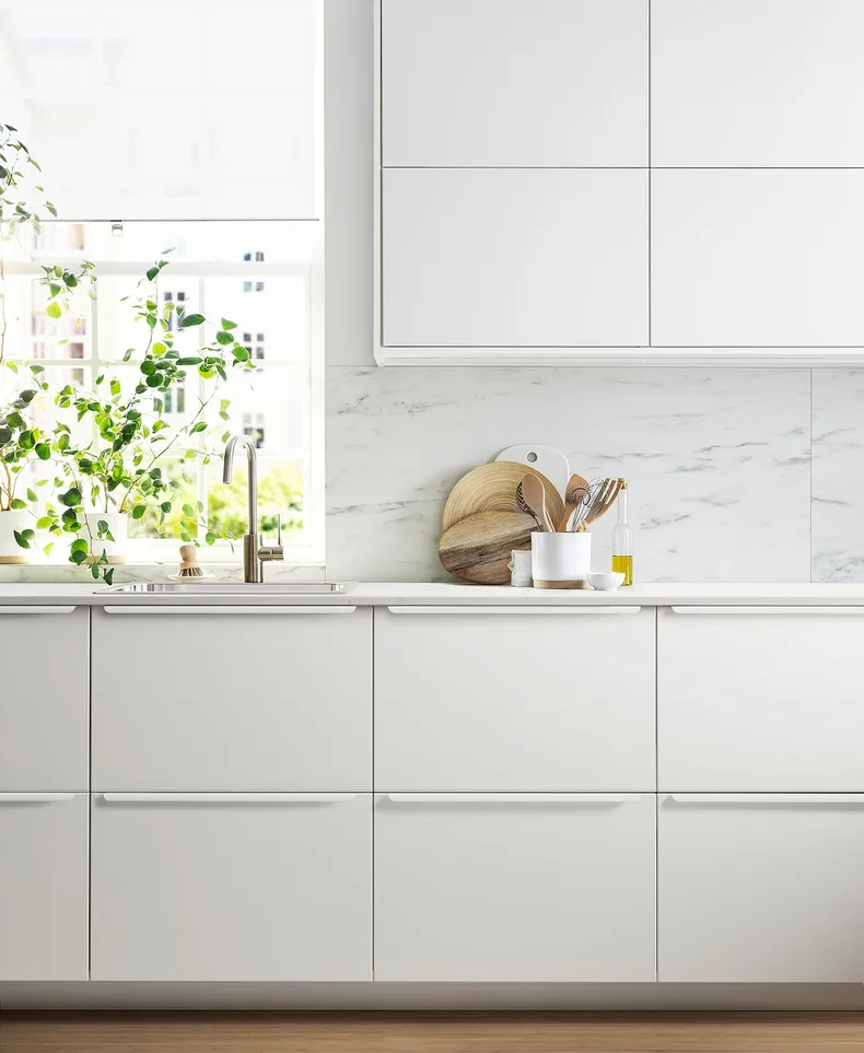IKEA METOD МЕТОД, 4 фронтальні панелі для посудомийки, Веддинг білий, 60 см 894.500.18 фото №3