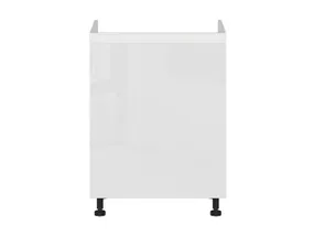 BRW Кухонный шкаф Sole под мойку 60 см левый белый глянец, альпийский белый/глянцевый белый FH_DK_60/82_L-BAL/BIP фото