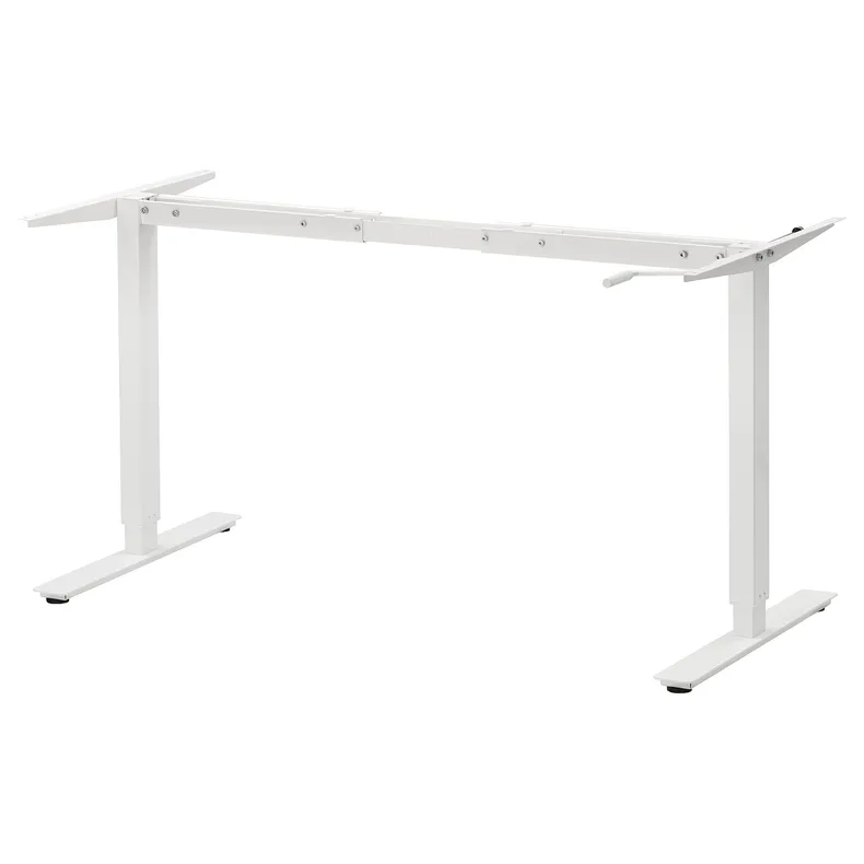 IKEA TROTTEN ТРОТТЕН, регульована рама для стільниці, білий, 120 / 160 см 405.073.42 фото №1