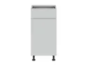 BRW Базовый шкаф для кухни Top Line 40 см правый с ящиком с мягким закрытием светло-серый матовый, греноловый серый/светло-серый матовый TV_D1S_40/82_P/STB-SZG/BRW0014 фото thumb №1