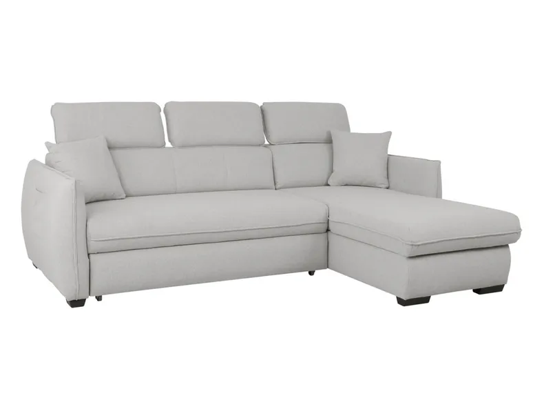 BRW Двосторонній кутовий диван Lopez зі спальним місцем і ящиком для зберігання сірий, Ствол 80 Срібло NA-LOPEZ-URC-G1_BBA5CE фото №6