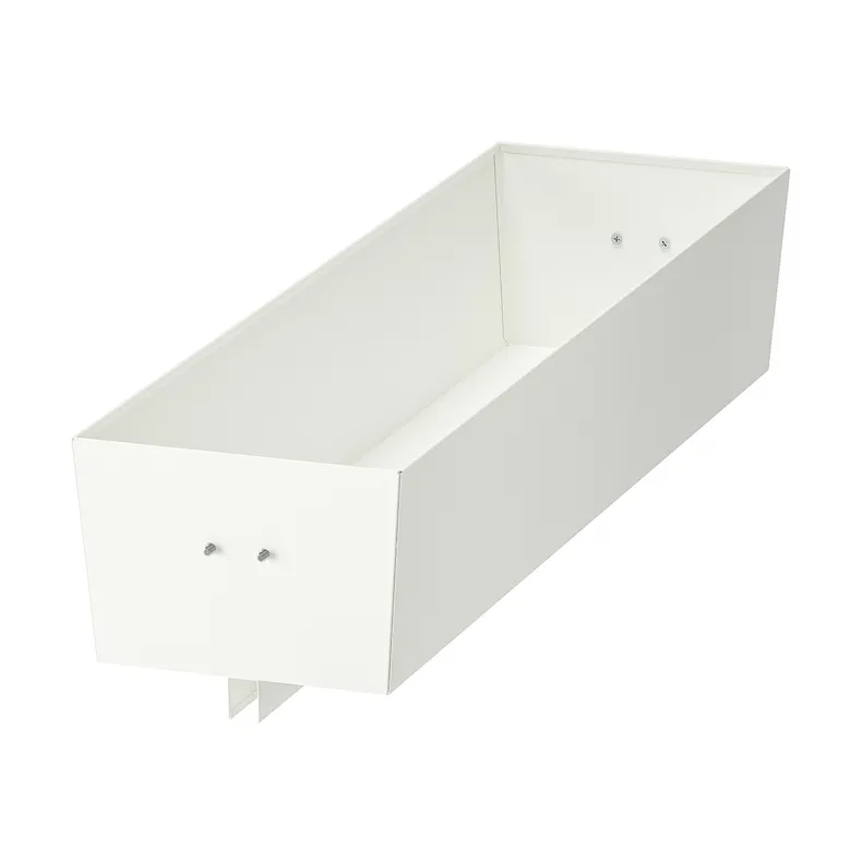 IKEA MITTZON МИТТЗОН, контейнер для каркаса с колесиками, белый, 80x14 см 505.286.31 фото №1