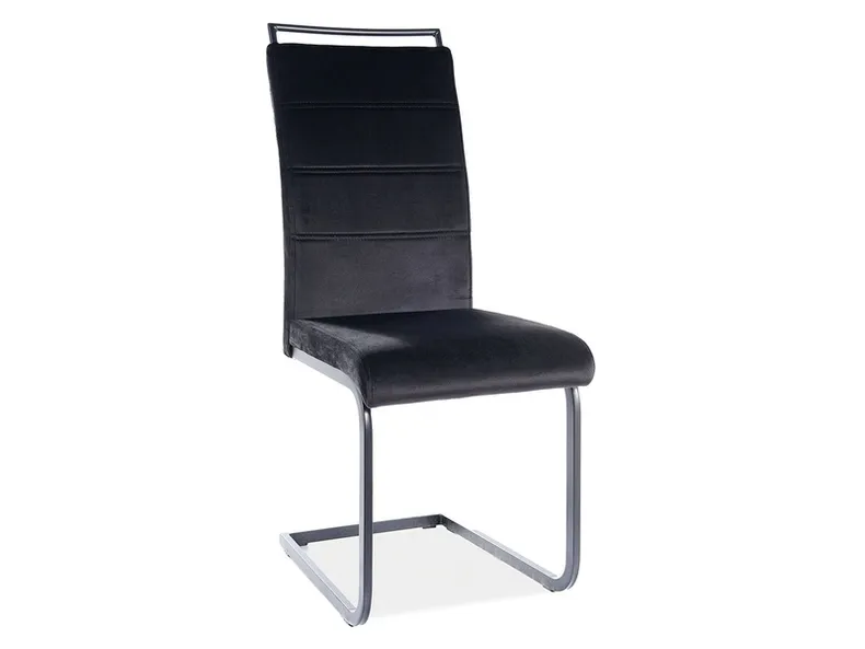 Кухонный стул SIGNAL H-441 Velvet, черный фото №1