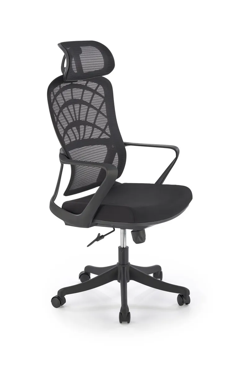 Кресло компьютерное офисное вращающееся HALMAR VESUVIO черный фото №1